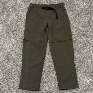 The North Face Men's Dark Green Convertible Pants